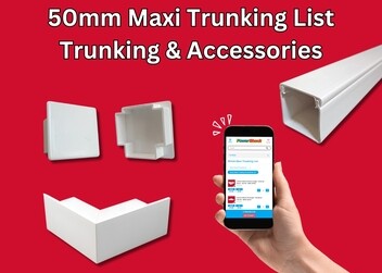 *New List Added* 50mm Maxi Trunking